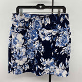 SC & Co Women's Size 14 Blue Floral Skirt
