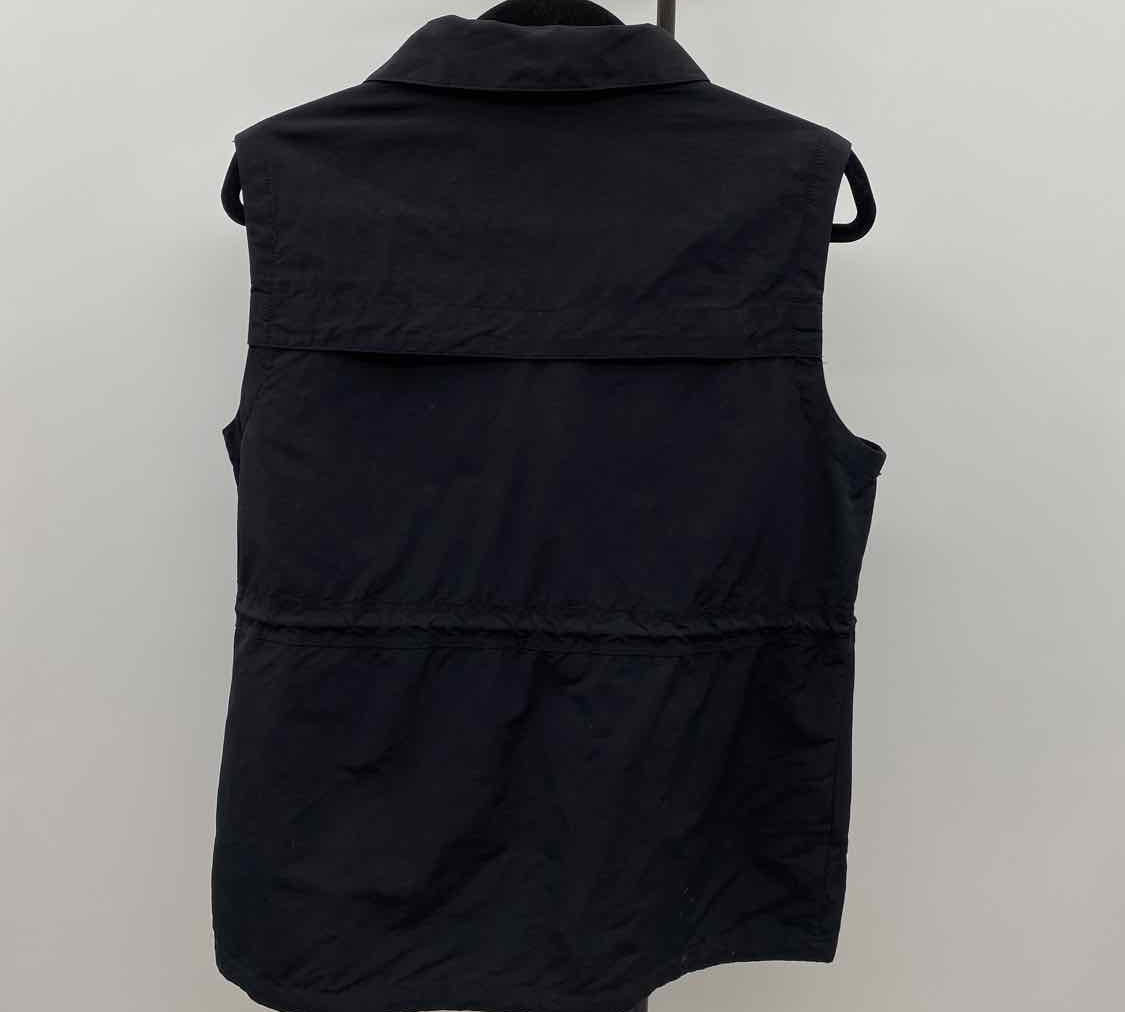 Eddie Bauer Women's Size M Black Solid Vest