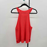 New In Women's Size M coral Ribbed Sleeveless Shirt