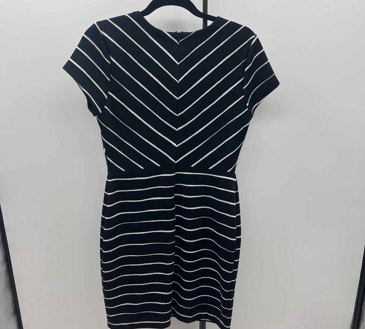 Banana Republic Women's Size 8 Black Stripe Dress
