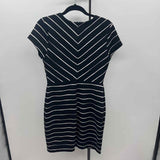 Banana Republic Women's Size 8 Black Stripe Dress