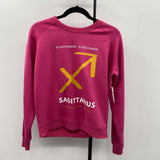 Anthropologie Junior's Size XS Pink Zodiac Sweatshirt