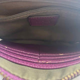 Joy Susan Women's Purple Luxe pebbled Purse