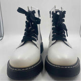Madden Girl Women's Shoe Size 7.5 White Solid Boots