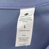 Yogalicious Women's Size L Blue Solid Jacket