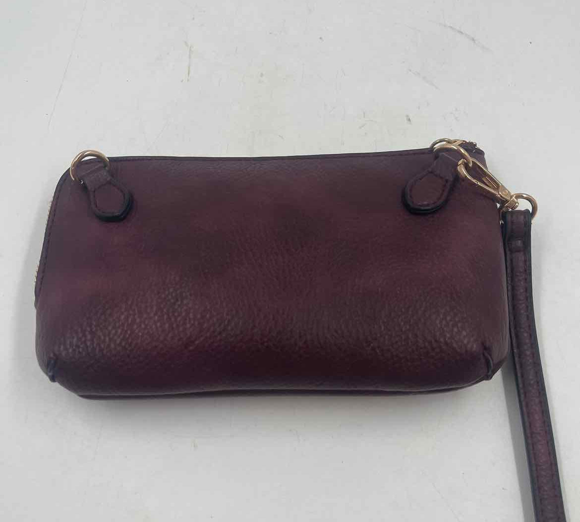 Jen & Co Women's Wine pebbled Wallet