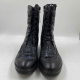 FLy London Women's Shoe Size 9 Black Textured Boots