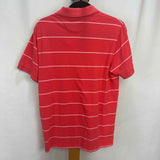 Gant Men's Size M Pink Striped Short Sleeve Shirt