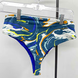 Maaji Women's Size 16 Multi-Color Abstract Swimsuit - Separate