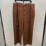 Madden Women's Size 20 Brown Distressed Jeans
