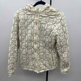 Athleta Women's Size M Ivory Floral Jacket