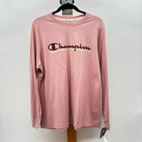 Champion Women's Size 2X Dusty Rose Waffle Long Sleeve Shirt