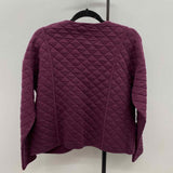 Mono b Women's Size L Purple Quilted Jacket