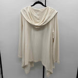 Women's Size XL Ivory Shimmer Cardigan