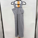 Duffield Lane Women's Size 6 Navy Checkered Dress