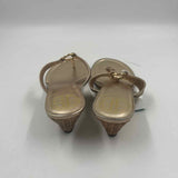 Lilly Pulitzer Women's Shoe Size 6 Gold Shimmer Sandals
