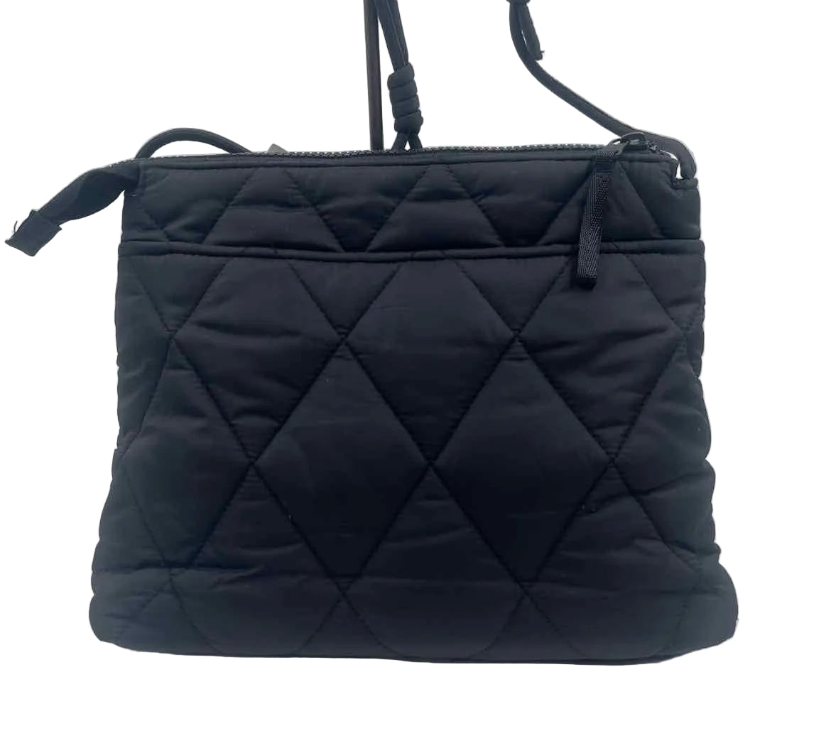 VERA BRADLEY Quilted Black ORIGINAL HIPSTER Crossbody Purse