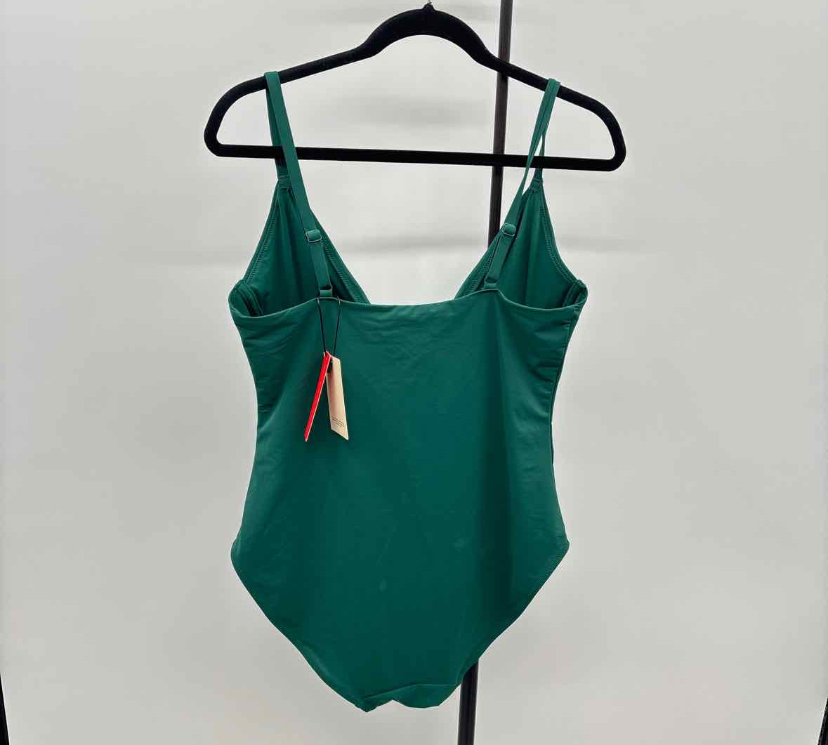 Popilush Women's Size XL Green Solid Swimsuit - 1 Piece