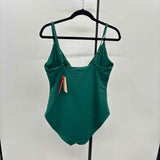 Popilush Women's Size XL Green Solid Swimsuit - 1 Piece