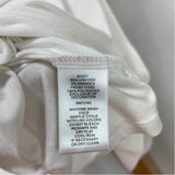 Cable & Gauge Women's Size L White Lace Short Sleeve Shirt
