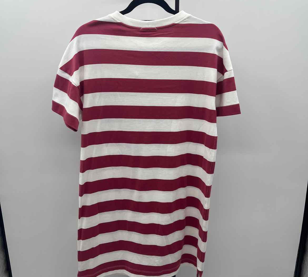 Evereve Women's Size 6 Cranberry Stripe Dress