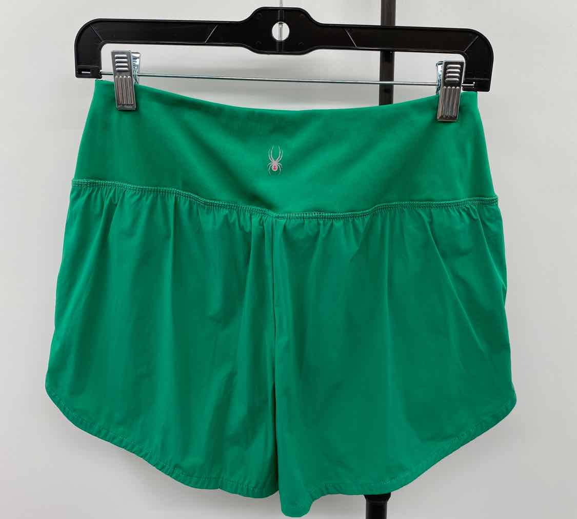 Spyder Women's Size 6 Green Solid Shorts