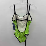 Anne Cole Women's Size 10 Green dotted Swimsuit - 1 Piece