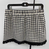 Sincerely Ours Women's Size 14 Black Houndstooth Skirt