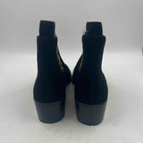 Crown Vintage Women's Shoe Size 8 Black Animal Print Boots