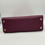 Michael Kors Women's Wine Luxe Solid Purse