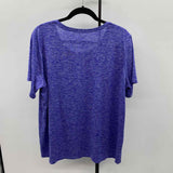 Nike Women's Size 2X Purple Heathered Short Sleeve Shirt