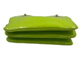 Bottom KATE SPADE Neon Green Patent Leather Shoulder Bag Purse