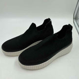 SM New York Women's Shoe Size 9.5 Black Textured Sneakers