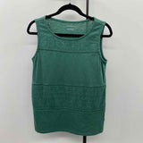 Talbots Women's Size S Green Textured Sleeveless Shirt