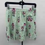 J Crew Women's Size 2 Green Floral Skirt