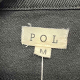 POL Junior's Size M Black Solid Jacket