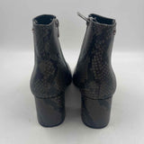 Calvin Klein Women's Shoe Size 8.5 Charcoal Snakeskin Boots