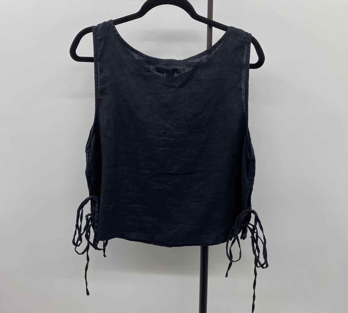 Rachel Zoe Women's Size XL Black Solid Sleeveless Shirt