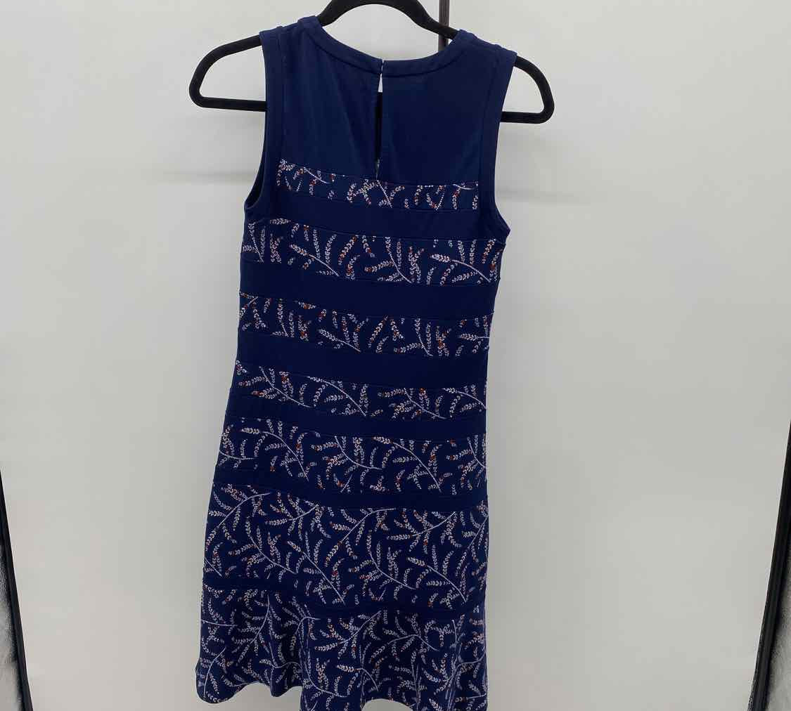Michael Kors Women's Size 2 Navy Floral Dress