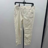 Pilcro Junior's Size 6 Ivory Solid Pants