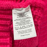 Ann Taylor Women's Size M Hot Pink Solid Sweater