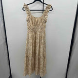 Melloday Women's Size 6 Ivory Floral Dress