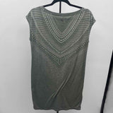 Prana Women's Size 6 Olive dotted Dress