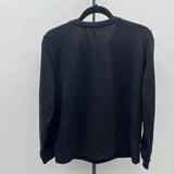 Loft Women's Size M Black Bows Sweatshirt