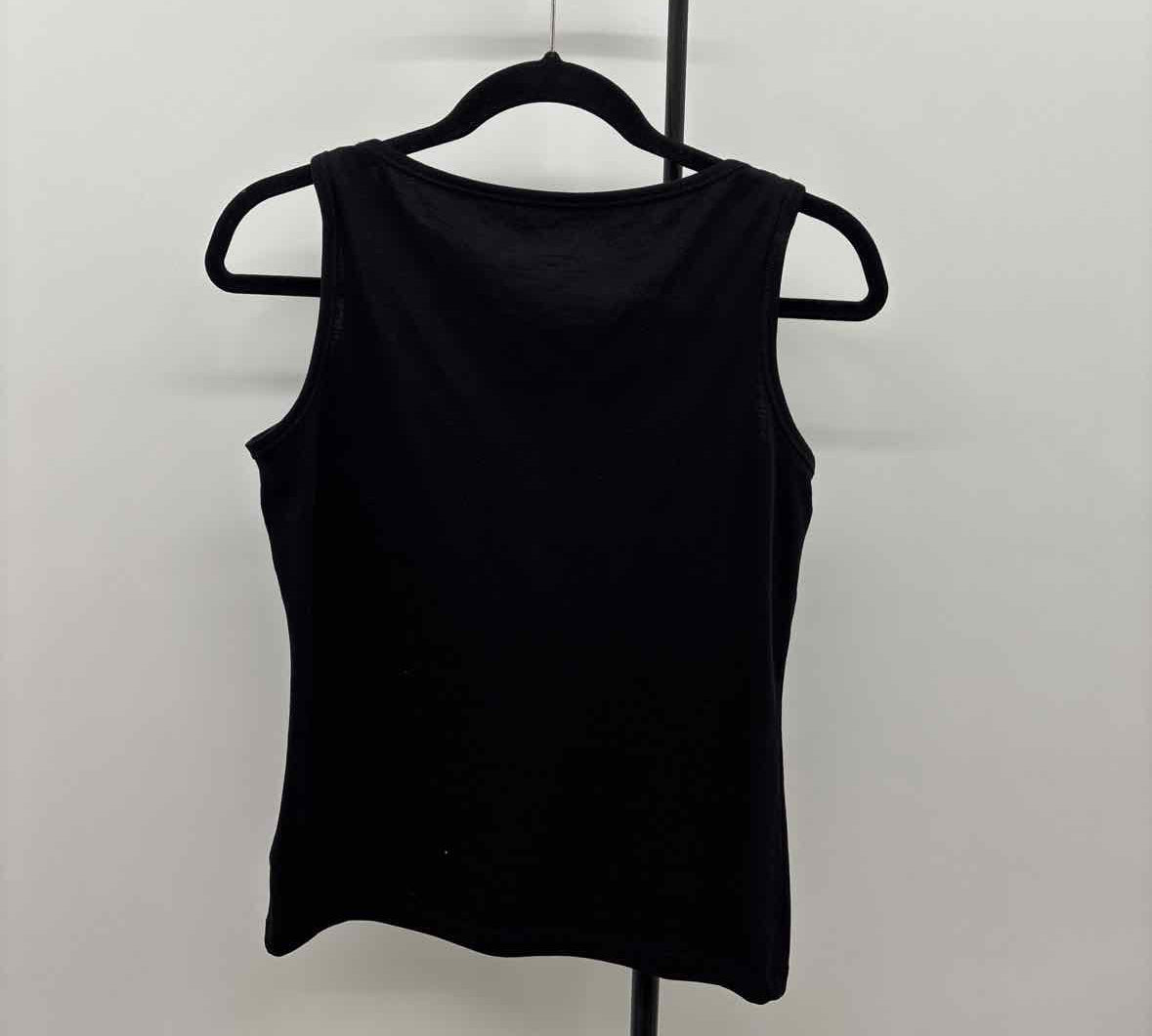 Patagonia Junior's Size S Black Solid Sleeveless Shirt