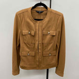 White House Black Market Women's Size 12 Caramel Solid Jacket