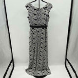 R&M Richards Women's Size 8 Black Lace Gown/Evening Wear