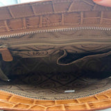 Brighton Women's Brown Luxe Embroidered Purse