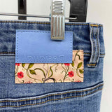 Designal Women's Size 6 Blue Embroidered Skirt
