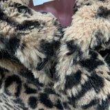CABI Women's Size M Tan Animal Print Jacket